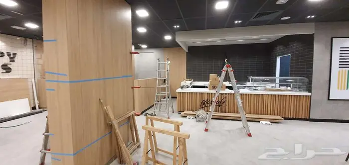 أثاث و ديكور محلات تصاميم سبا تصميم صالون رجالي.نسائي و كافي 54