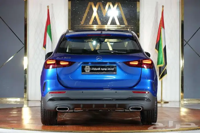 مرسيدس GLA 200 موديل 2024 أصفار خليجي أزرق أسود 4