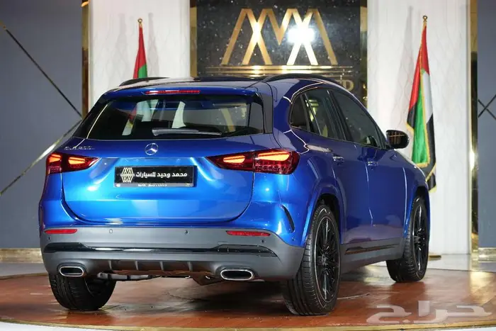 مرسيدس GLA 200 موديل 2024 أصفار خليجي أزرق أسود 3