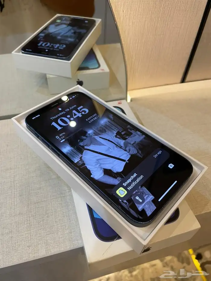 ايفون 12 عادي ازرق 124 9