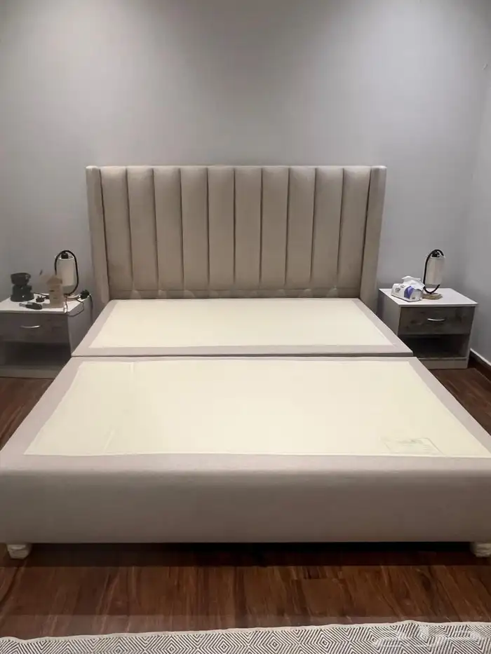 سرير مودرن شبه جديد 0