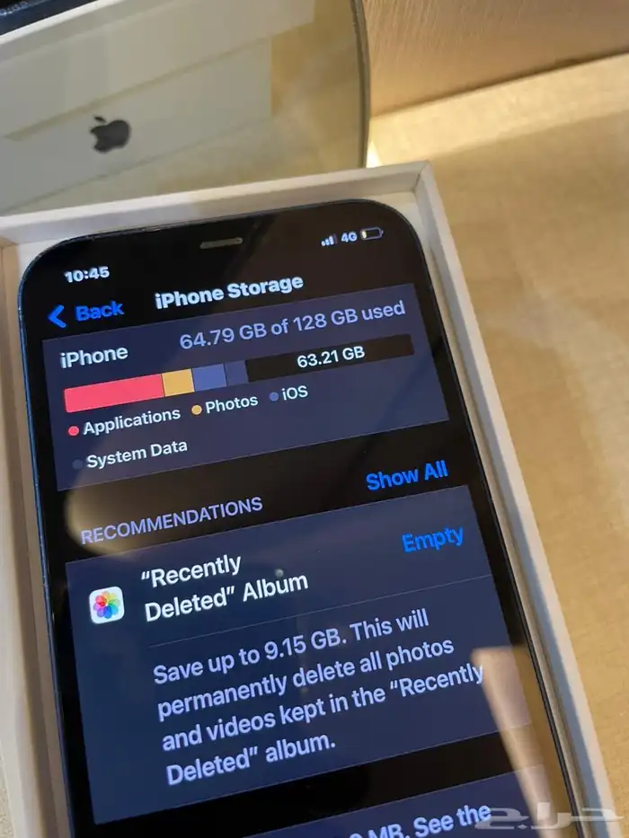 ايفون 12 عادي ازرق 124 3