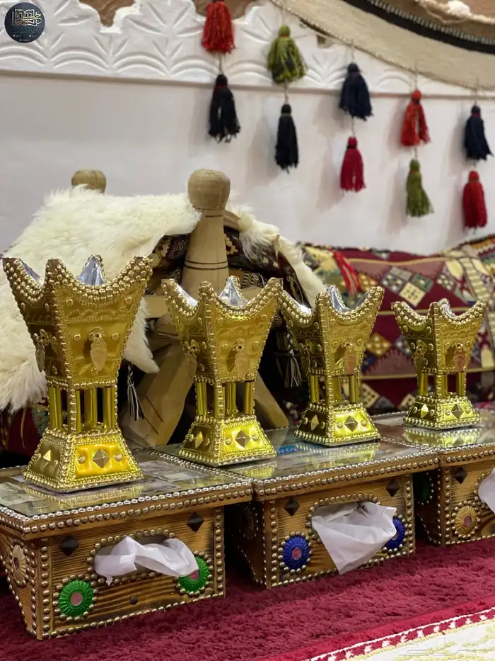 مباخر حائل من خشب الأثل نحت 0