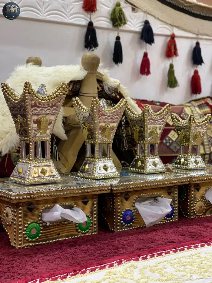 مباخر حائل من خشب الأثل نحت 2