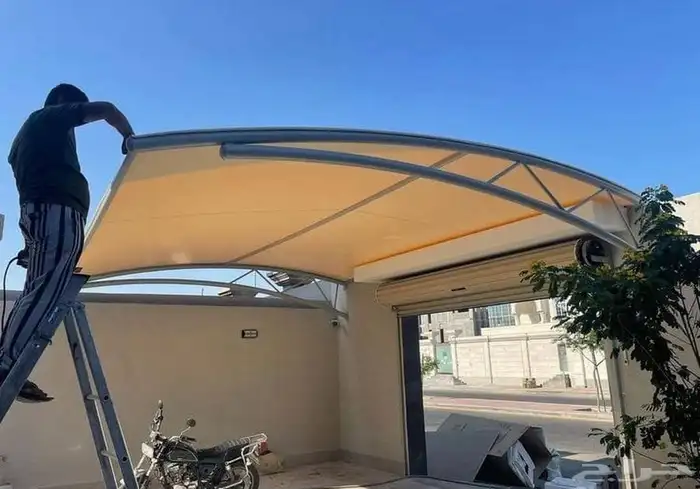 مظلات مواقف سيارات مظلات ليزر 7