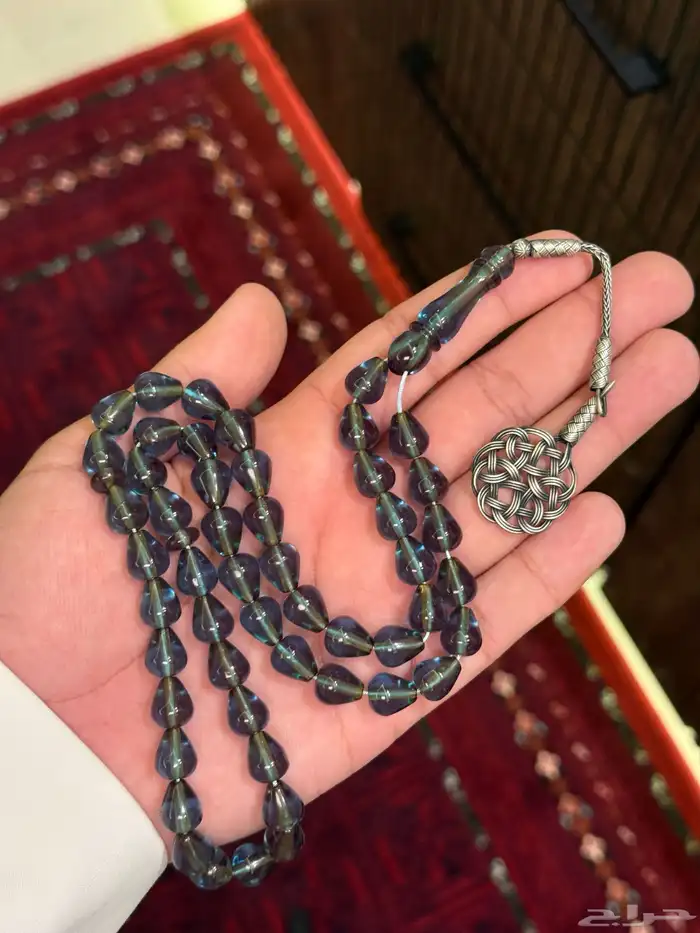 مسابيح زعفراني طربزونة فضة 4