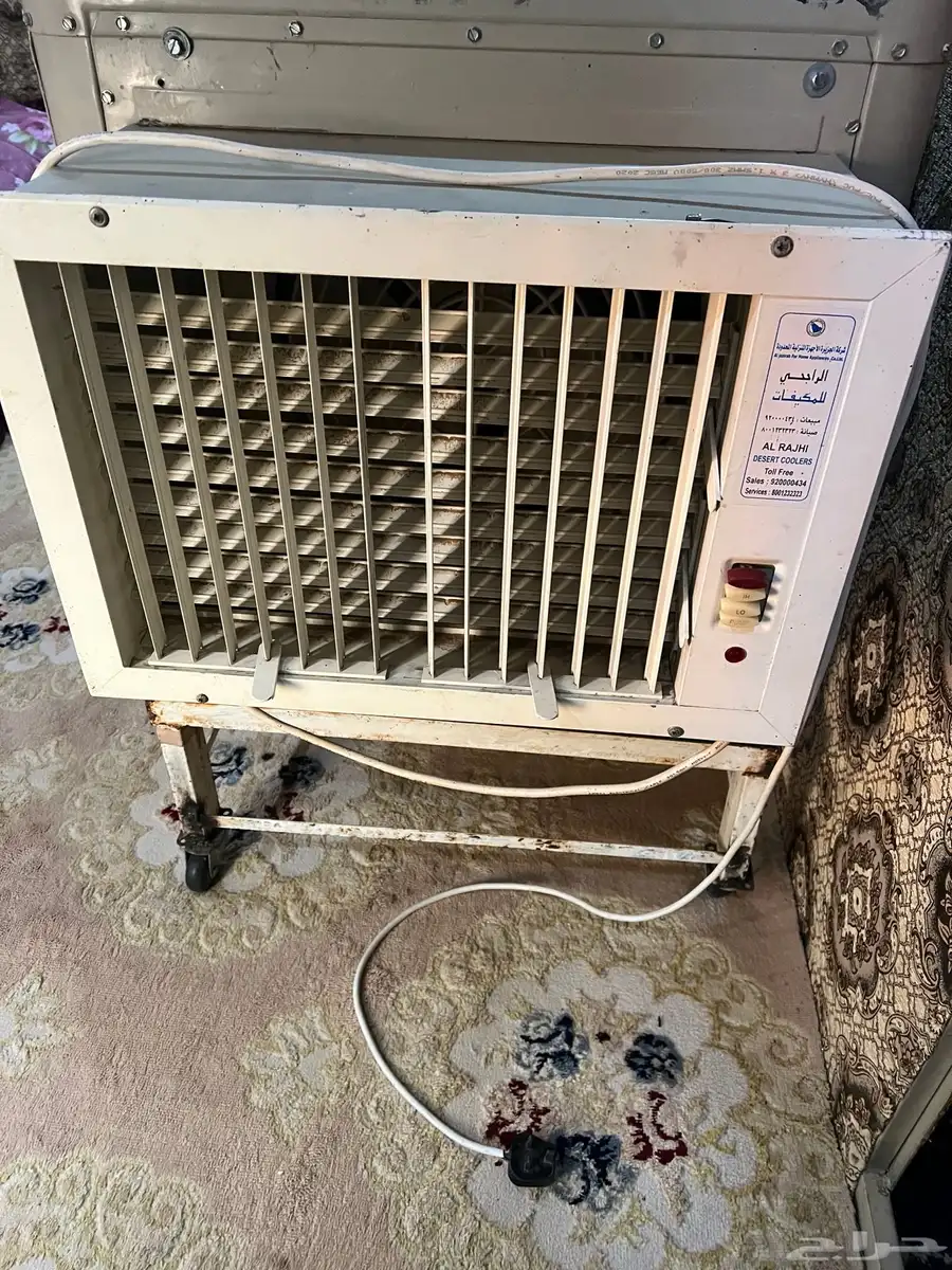 للبيع مكيف صحراوي نظيف جدا مركب له مروحه ويشتغل على طاقه 1