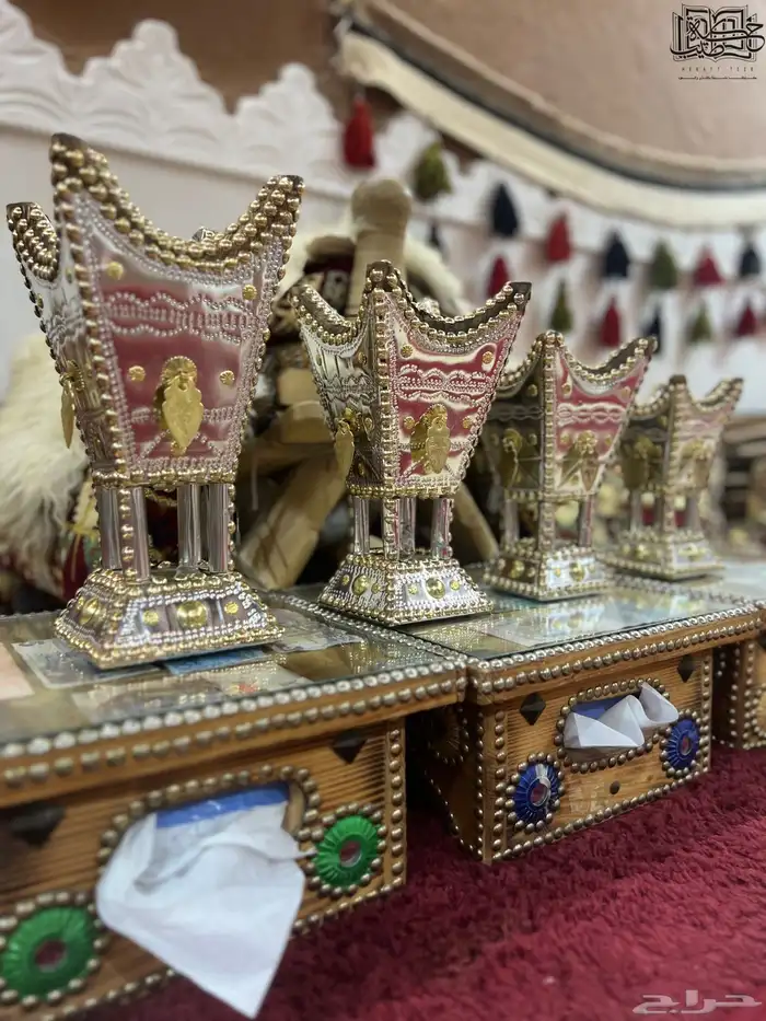 مباخر حائل من خشب الأثل نحت 13