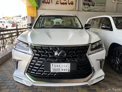 لكزس سبورت موديل 2021 ابيض داخل بيج عداد 6 الف 0