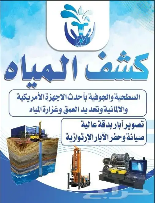 كشف المياه السطحية والجوفية 0