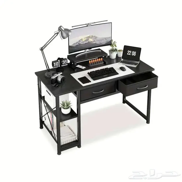 مكتب برفوف و أدراج 0