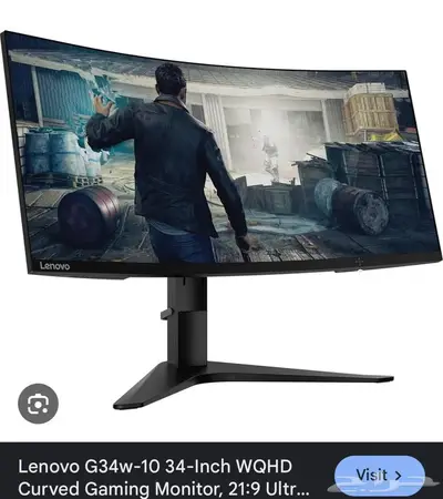 شاشة كبيرة منحنية قيمنق لينوفو 34 انش Lenovo G34w-10 curved 0