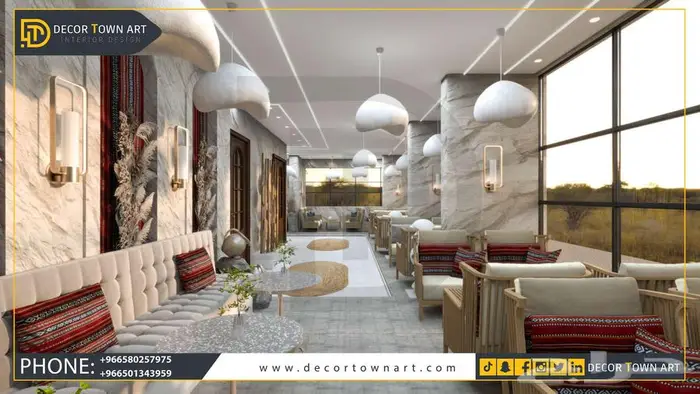 تصميم ديكور المحلات التجارية  الكافيهات  المطاعم 19