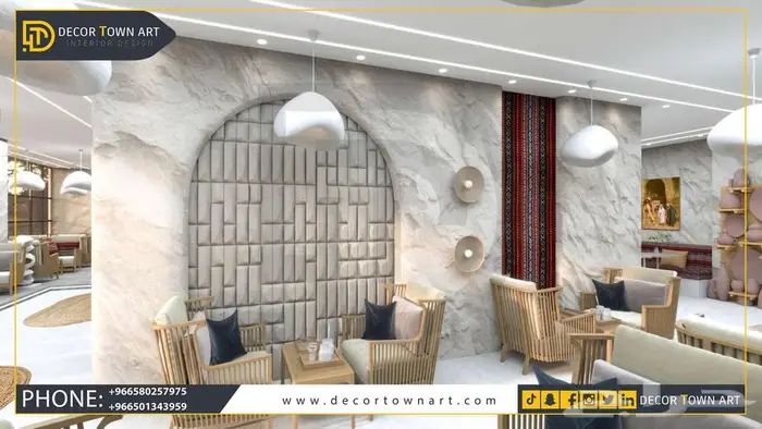تصميم ديكور المحلات التجارية  الكافيهات  المطاعم 33