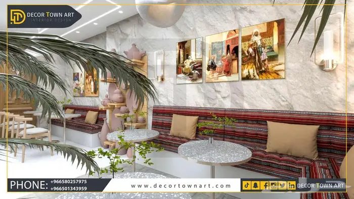 تصميم ديكور المحلات التجارية  الكافيهات  المطاعم 20
