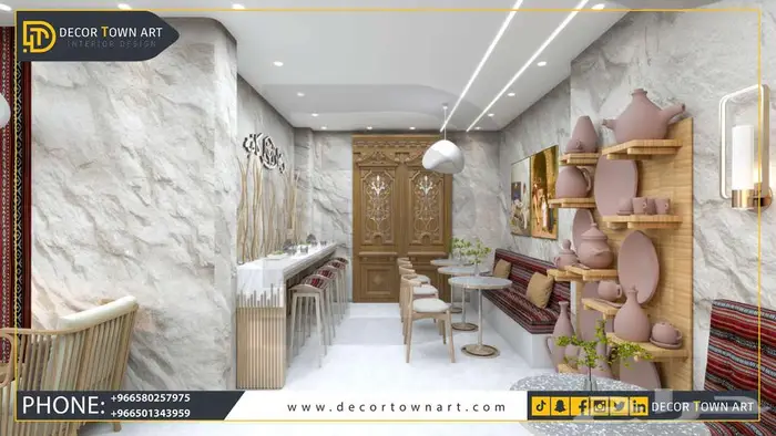 تصميم ديكور المحلات التجارية  الكافيهات  المطاعم 30
