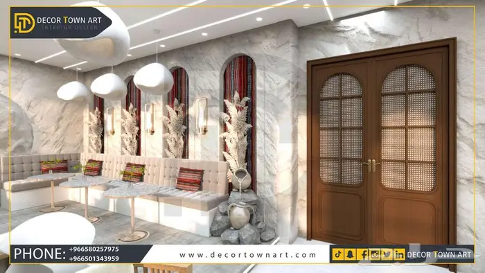 تصميم ديكور المحلات التجارية  الكافيهات  المطاعم 12