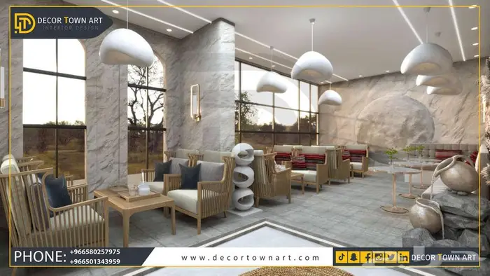 تصميم ديكور المحلات التجارية  الكافيهات  المطاعم 2