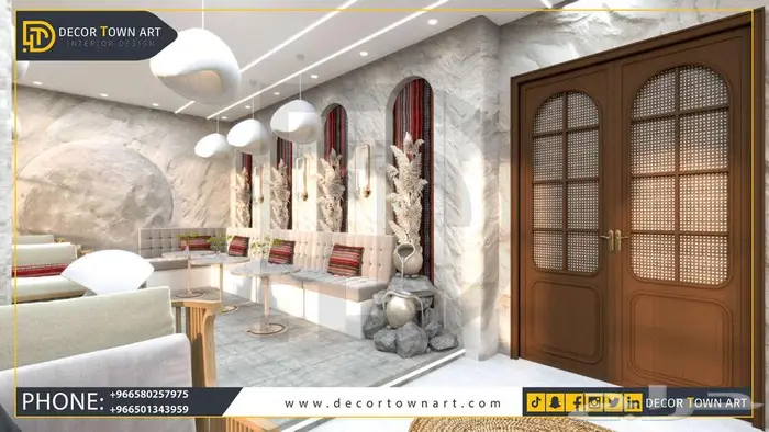 تصميم ديكور المحلات التجارية  الكافيهات  المطاعم 5