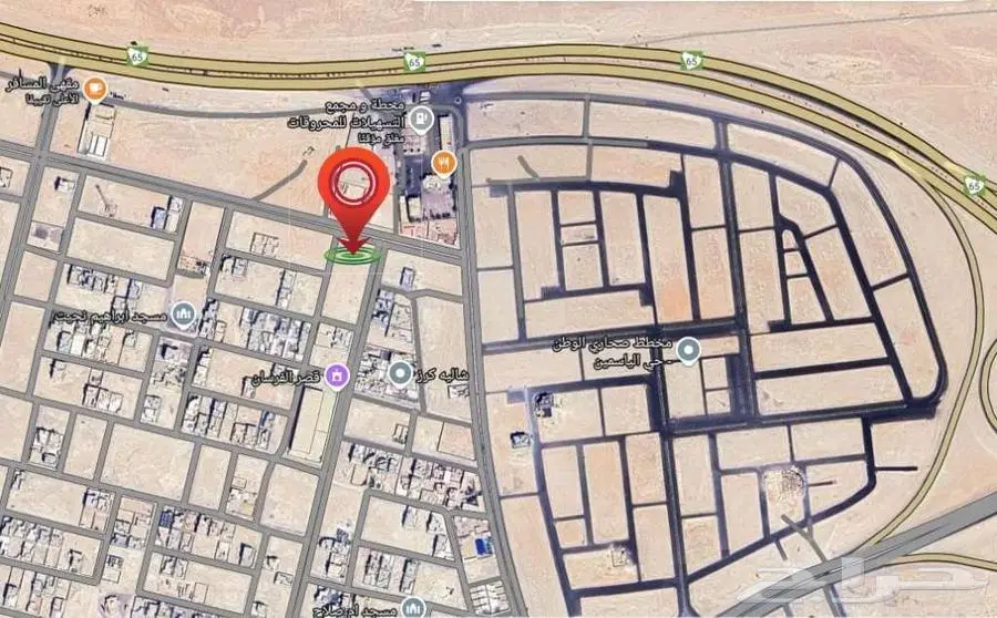 ارض بموقع مميز بالقريات 1