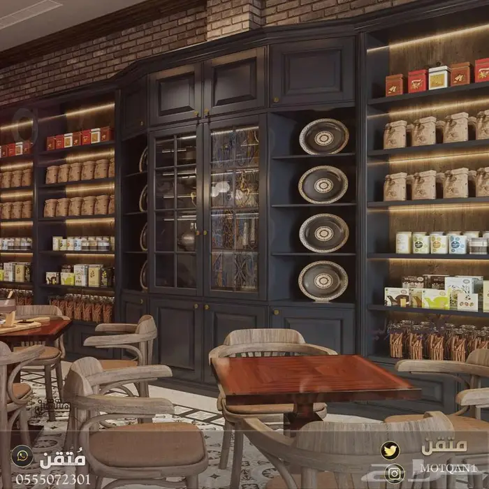 أثاث تحف تصميم كافيه تصميم مطعم تصميم سبا صالون و كافيهات 0