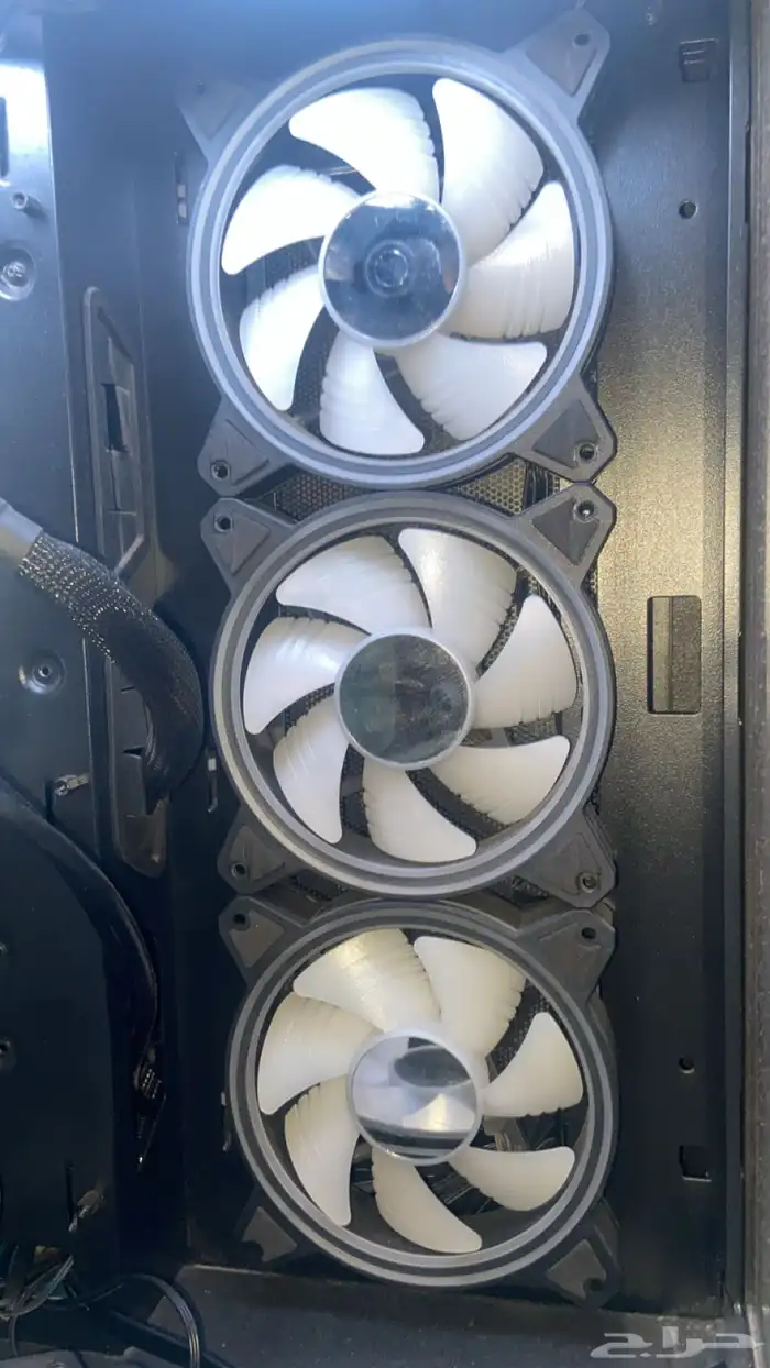 6 مراوح RGB شكل فقط 1