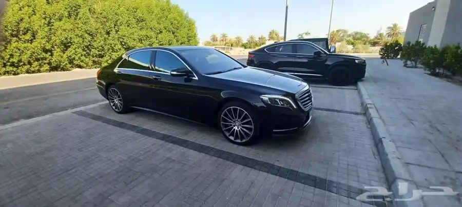 mercedes s500 2015 مرسيدس اسود 1