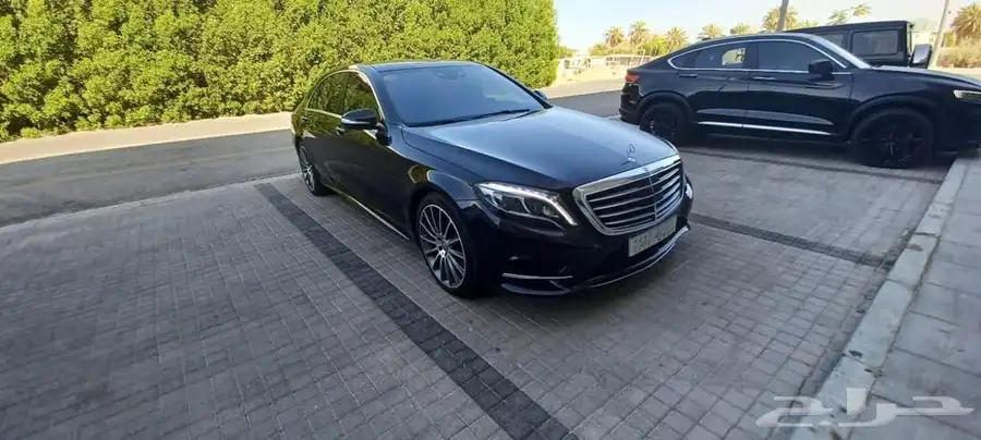 mercedes s500 2015 مرسيدس اسود 0