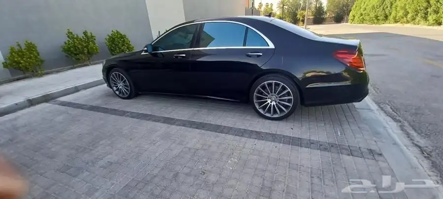 mercedes s500 2015 مرسيدس اسود 4