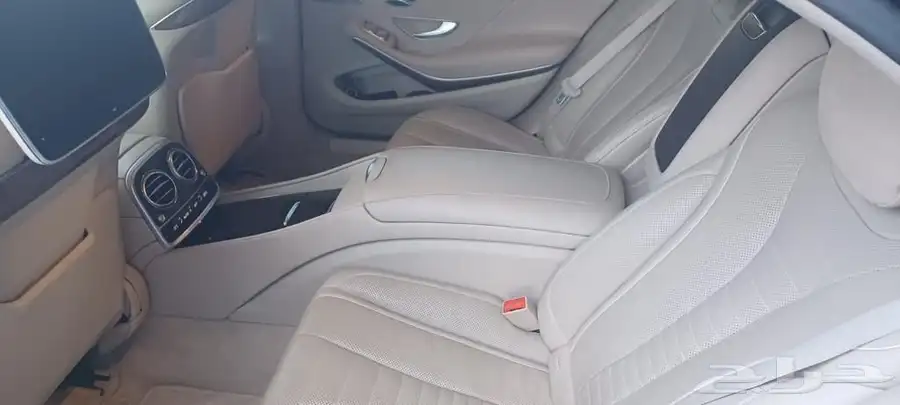 mercedes s500 2015 مرسيدس اسود 9