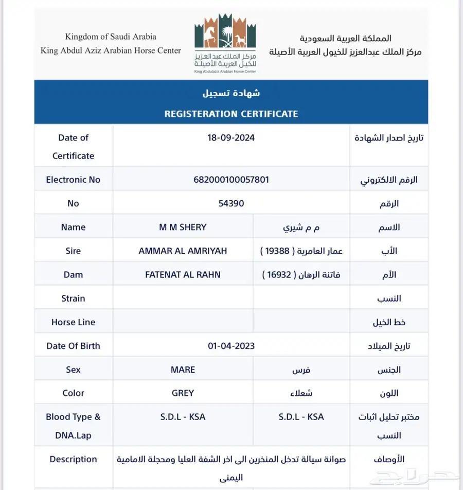 مهره عمره تقريبن سنتين فيه تقدم فك السفلي الطول 140 4