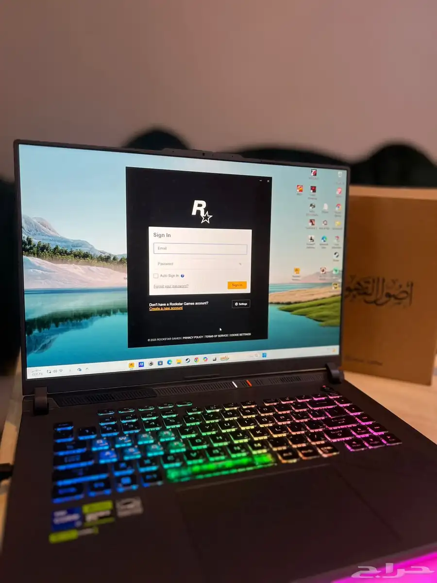 لابتوب قيمنق i7 13 نضيف مع ضمان 2