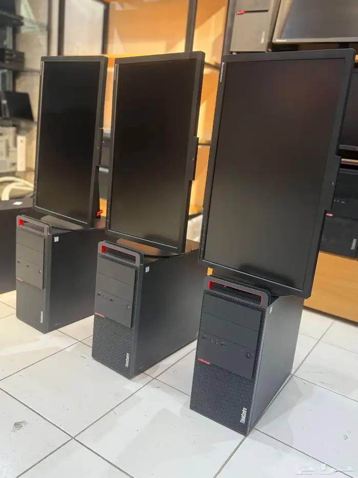 كمبيوتر مكتبى معالج i7 Vpro كامل مع الشاشة 3