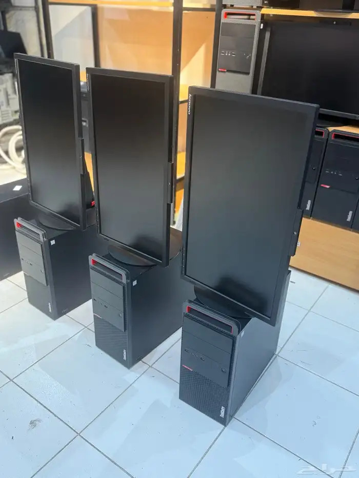 كمبيوتر مكتبى معالج i7 Vpro كامل مع الشاشة 0