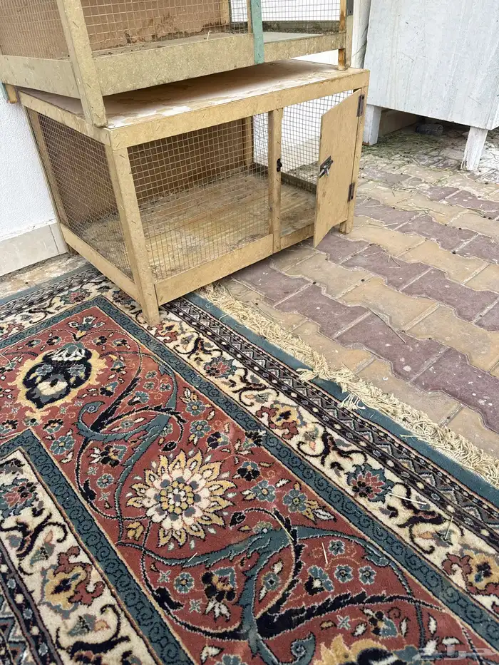 قفص خشب للارانب والدجاج نظيف 0