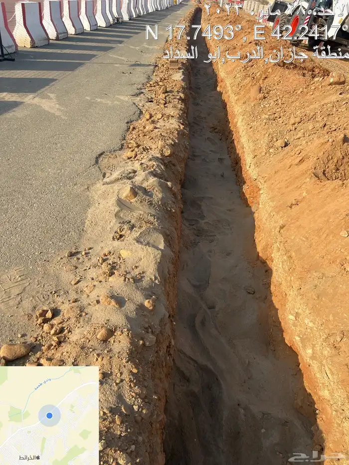 كهرباء جهد  متوسط ومنخفض  اعمدة انارة  اسفلت 12