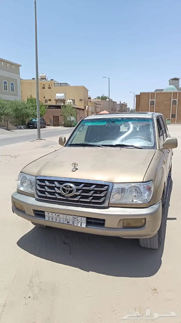 لاندكروزر 2003 نص فل فتحة ثلاجة مكيف خلفي القير تماتيك 1
