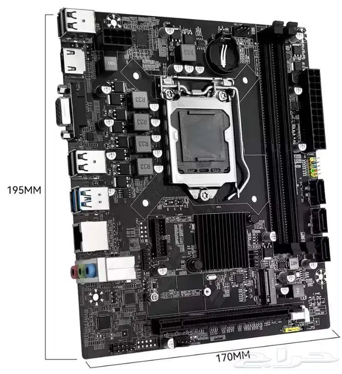 معالج أنتل I7-6700   مذر بورد H110 متوافقان 0