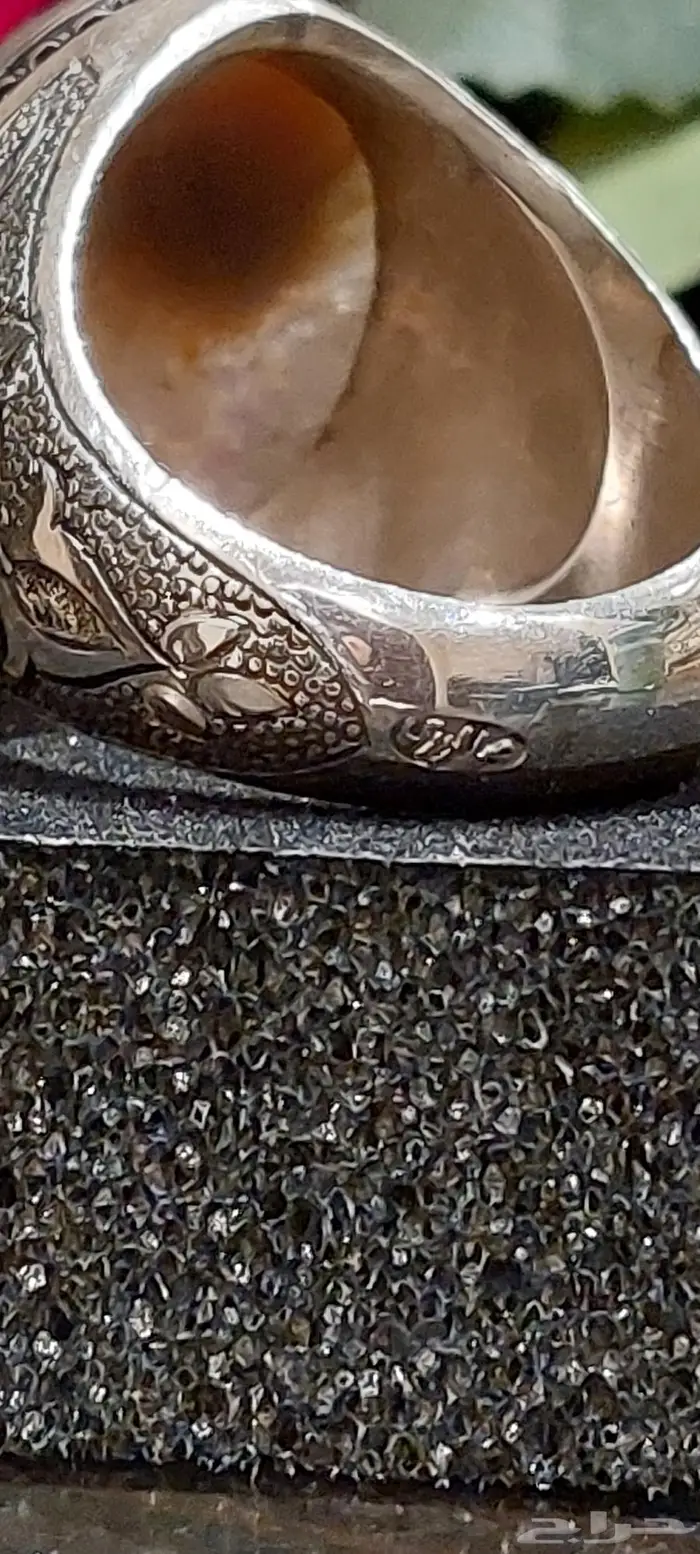 خاتم عقيق سليماني طبيعي 7