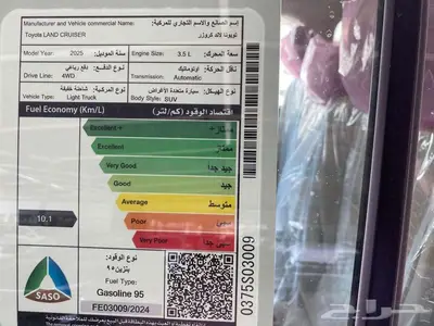 لاندكروزر GXR L3 بنزين 2025 بطاقة جمركيه سعودي كاش وتمويل 14