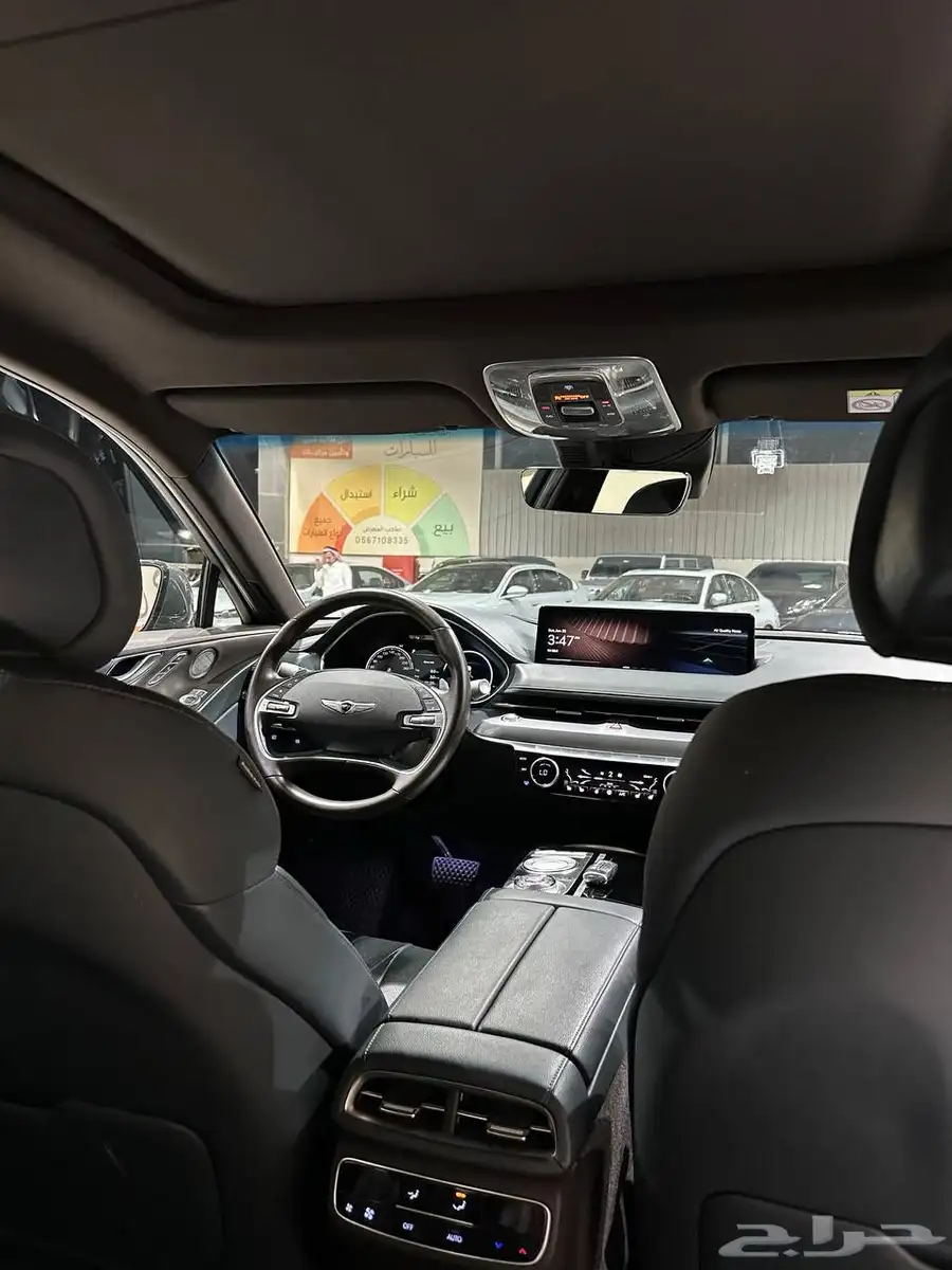 جنسس V6 2021 G80 فل كامل . رصد الفخامة 32