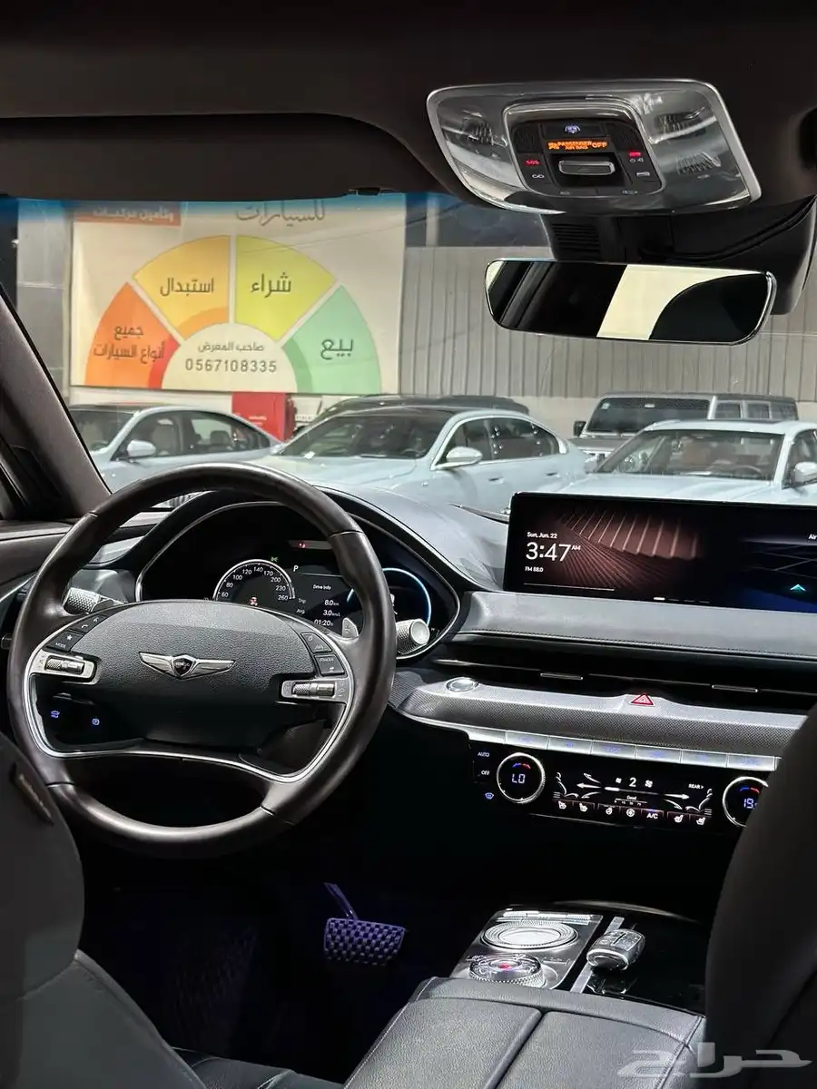 جنسس V6 2021 G80 فل كامل . رصد الفخامة 15