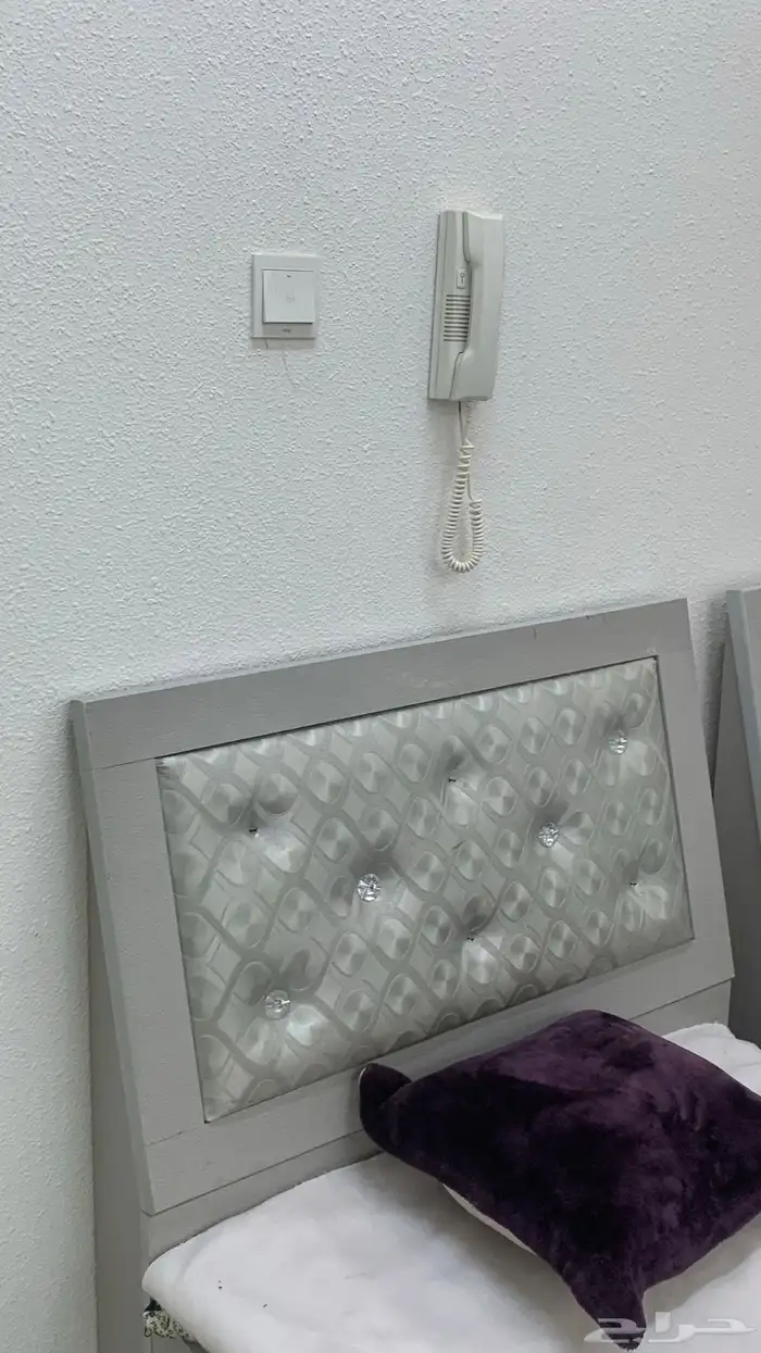 سريرين نفر واحد مستخدم سنه ونص موجود معه كامل خشب نضييف 4