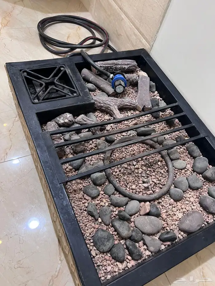 منقل مع أنبوب توصيل للغاز 4