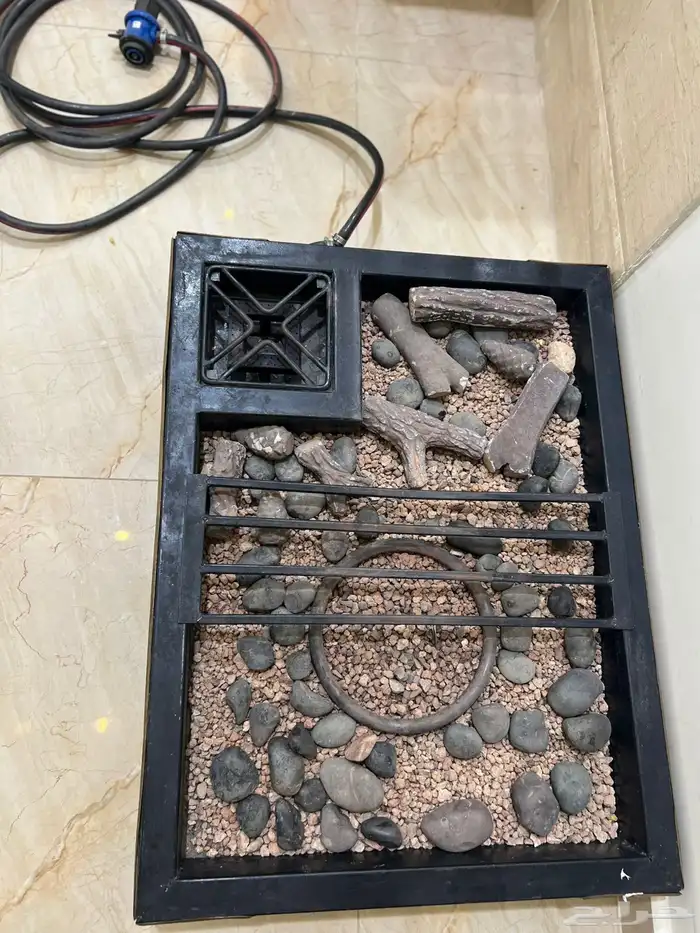 منقل مع أنبوب توصيل للغاز 1