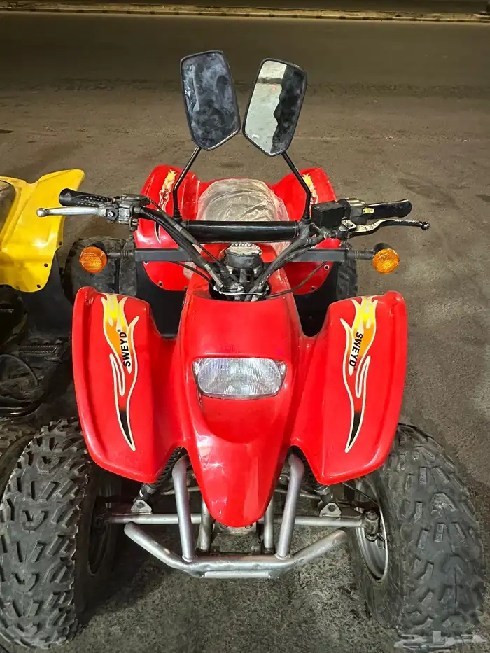 دبابات سويديات حجم 100CC للبيع نظيفه مكاين وكل شي 8