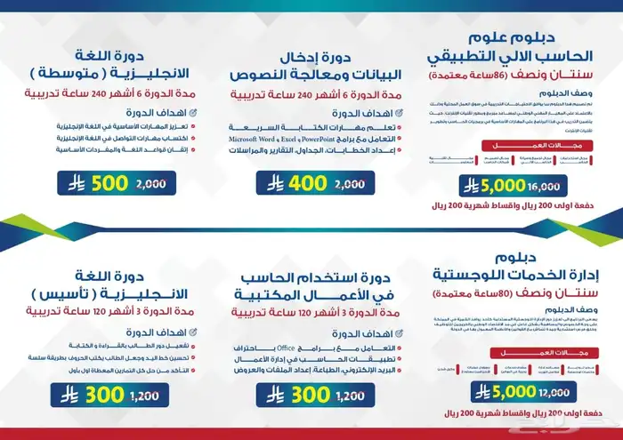 دبلومات ودورات معتمدة 1