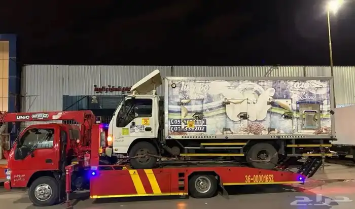 سطحه ونش مع كرين 0