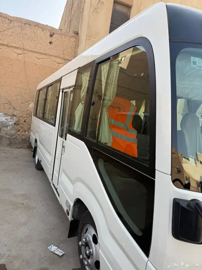 باص كوستر ديزل لإيجار فقط موديل 2023 2