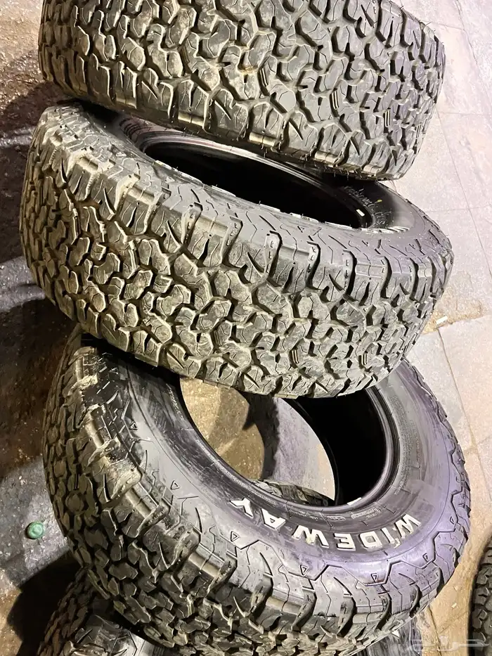 كفرات ودواي نص حجري مقاس 285 70 17 13